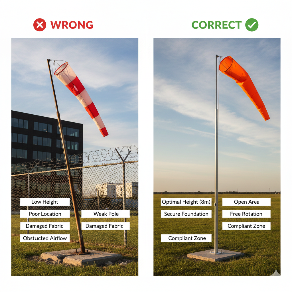 Common Windsock Installation Mistakes